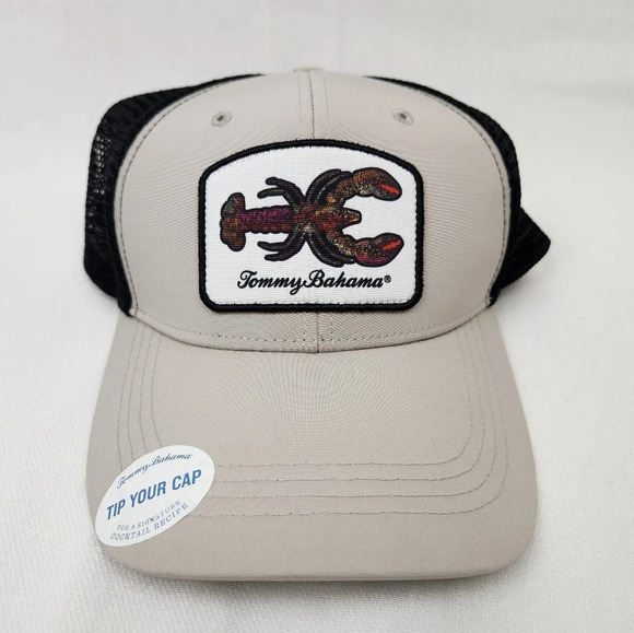 Tommy Bahama Coastal Curved Bill Adjustable Snapback Hat - Picture 1 of 7